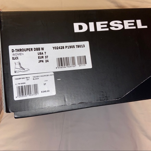 Rare Diesel leather Combat Boots - Picture 12 of 13